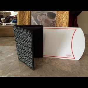 Coach Passport holder