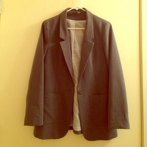 H&M Gray Oversized Blazer