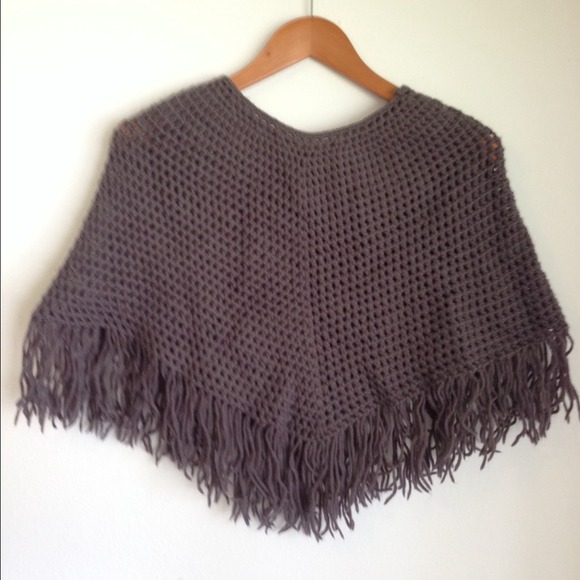 Knit cape freesize