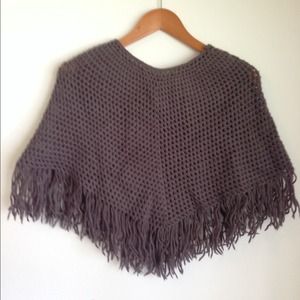 Knit cape freesize