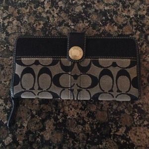 Coach Black Wallet