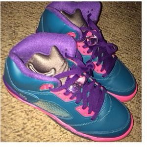 Jordans : Teal 5s