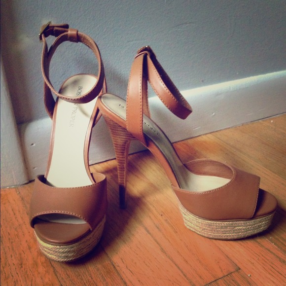 Boston Proper Nude Heels