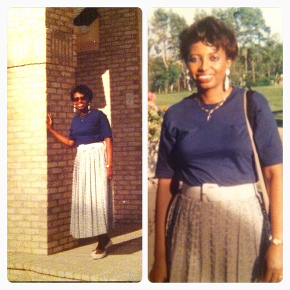 ๐HP2X๐ Vintage Aztec Print Pleated Skirt๐ - Picture 4 of 4