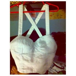 White bustier✨