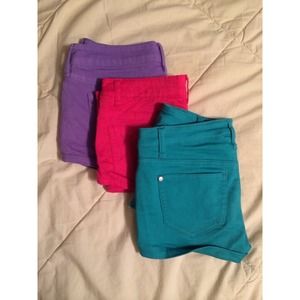 • BUNDLE • 3 pairs of colored shorts
