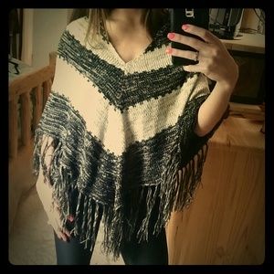 Willow & Clay Poncho Sweater