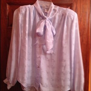 Anne Klein Blue Blouse