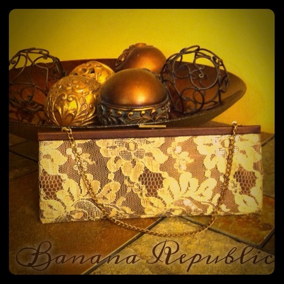 Banana Republic Lace Clutch