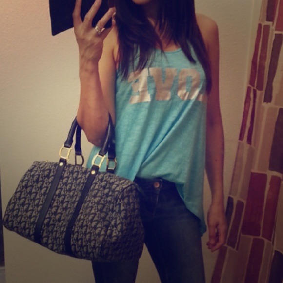 Sold** $200 Authentic Christian Dior Boston Bag