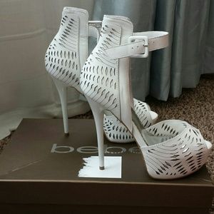 Bebe ankle strap pumps