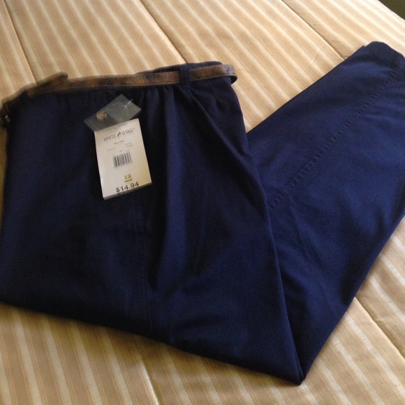 White stag Dk. navy twill pants