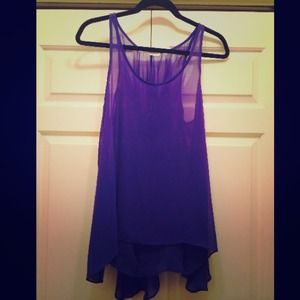 "Lush" deep purple top