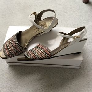 REDUCED Sling back wedge