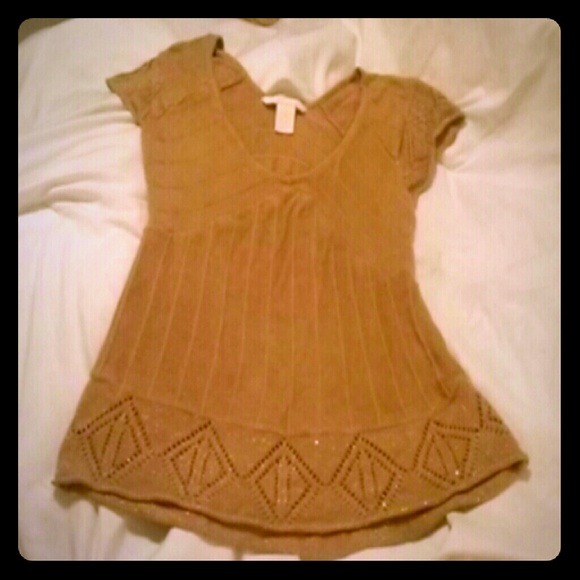 Cute cap sleeve sweater