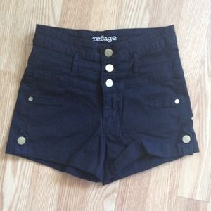 ✂️price cut✂️Black high waisted shorts