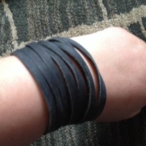 Leather cuff bracelet