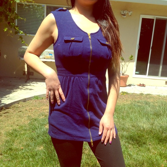 Cute navy blue dress