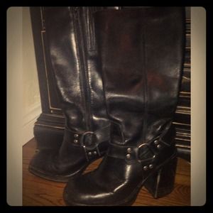 Women's Frye Harness Motorcycle Boots