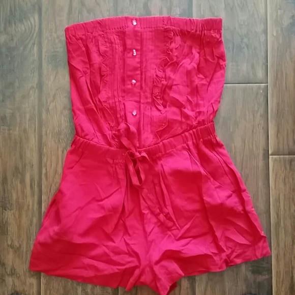Red romper