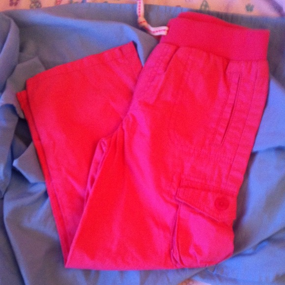 Pink little girls pants