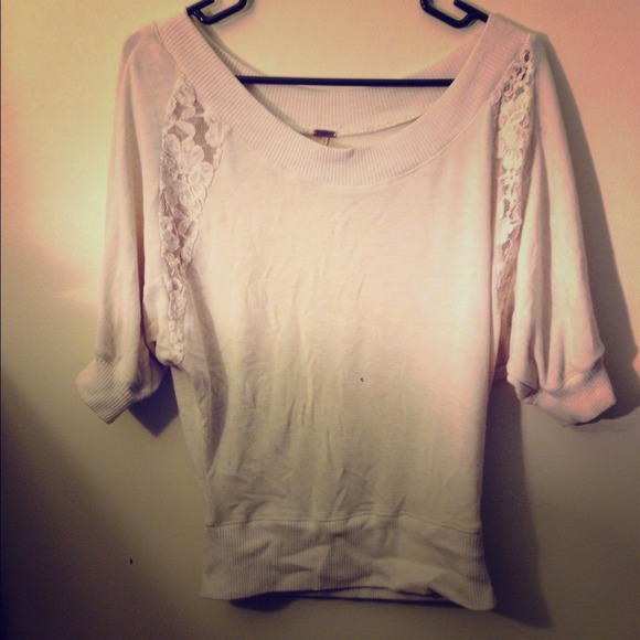 White Lace 3/4 Sleeve