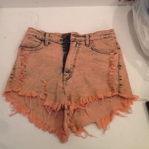 High waisted shorts