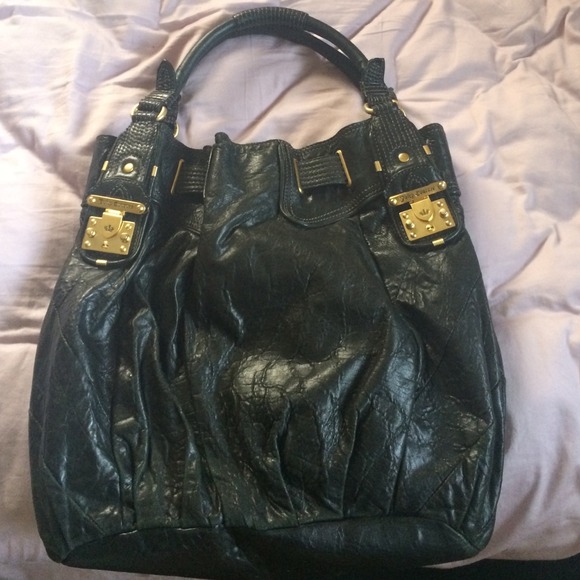 Black distressed Juicy purse.