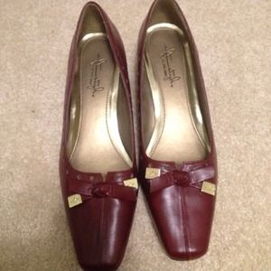 Maroon shoes
