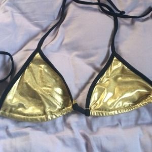 Gold AA bikini top