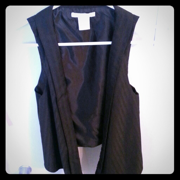 Ladies black vest