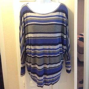 Stripe dolman top