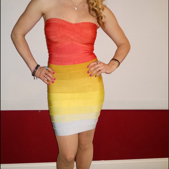 Bandage ombré dress - Picture 2 of 3