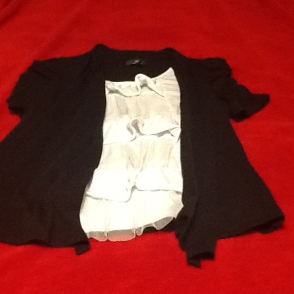 Black and white dress shirt