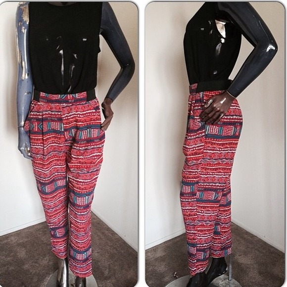 Colorful Tribal Pants.