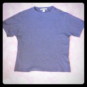 Men's Perry Ellis short sleeve shirt ( gray ).