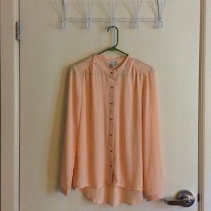 F21 Powder Pink Button Down