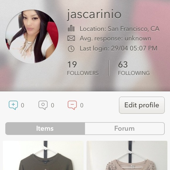 Follow me on vinted