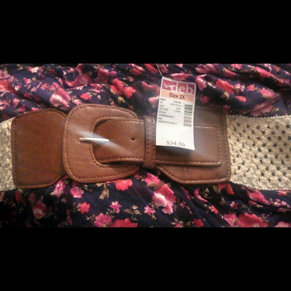 2X Floral print dress!!