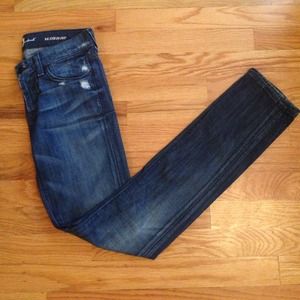 Roxanne slightly distressed jeans