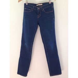 J Brand Skinny Jeans. Dark Wash. Slight stretch.