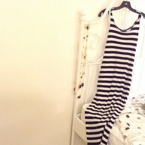 Striped Maxi dress,Brand Basic House