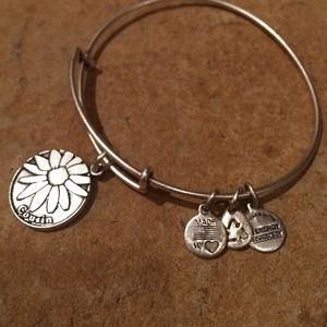 Authentic silver Alex and Ani bracelet