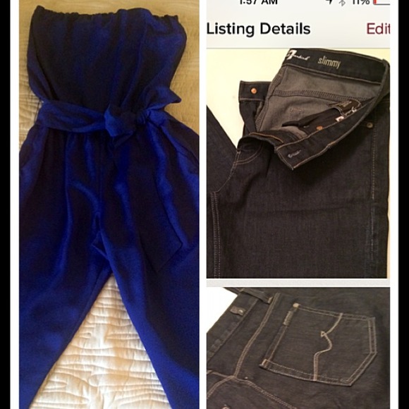 7 for all mankind slimmy NWT bundle for @rooxy