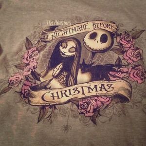 Girly Nightmare Before Christmas long sleeve shirt