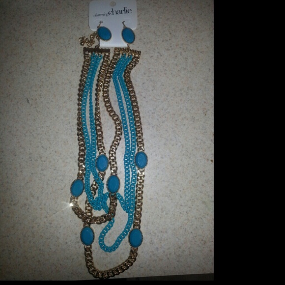 SOLD Very nice elegant necklace and earring set