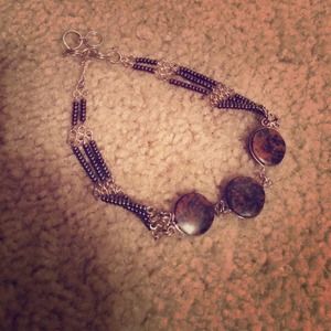 Handmade tiger eye anklet NWOT