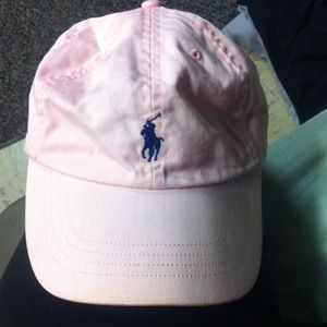 Light pink Women's polo baseball hat