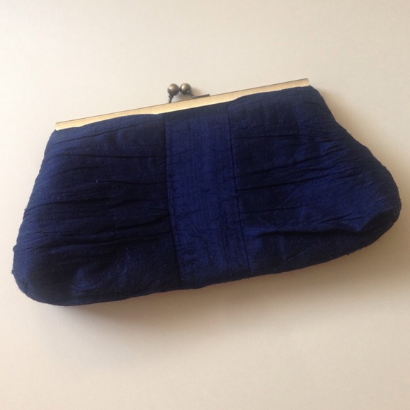 Royal blue clutch