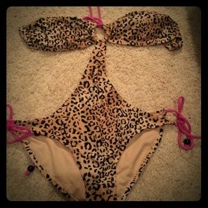 $ SOLD $ Leopard print monokini